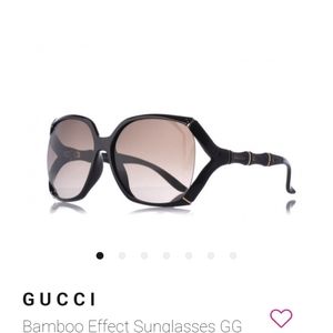 GUCCIBamboo Effect Sunglasses GG 3508/S Black